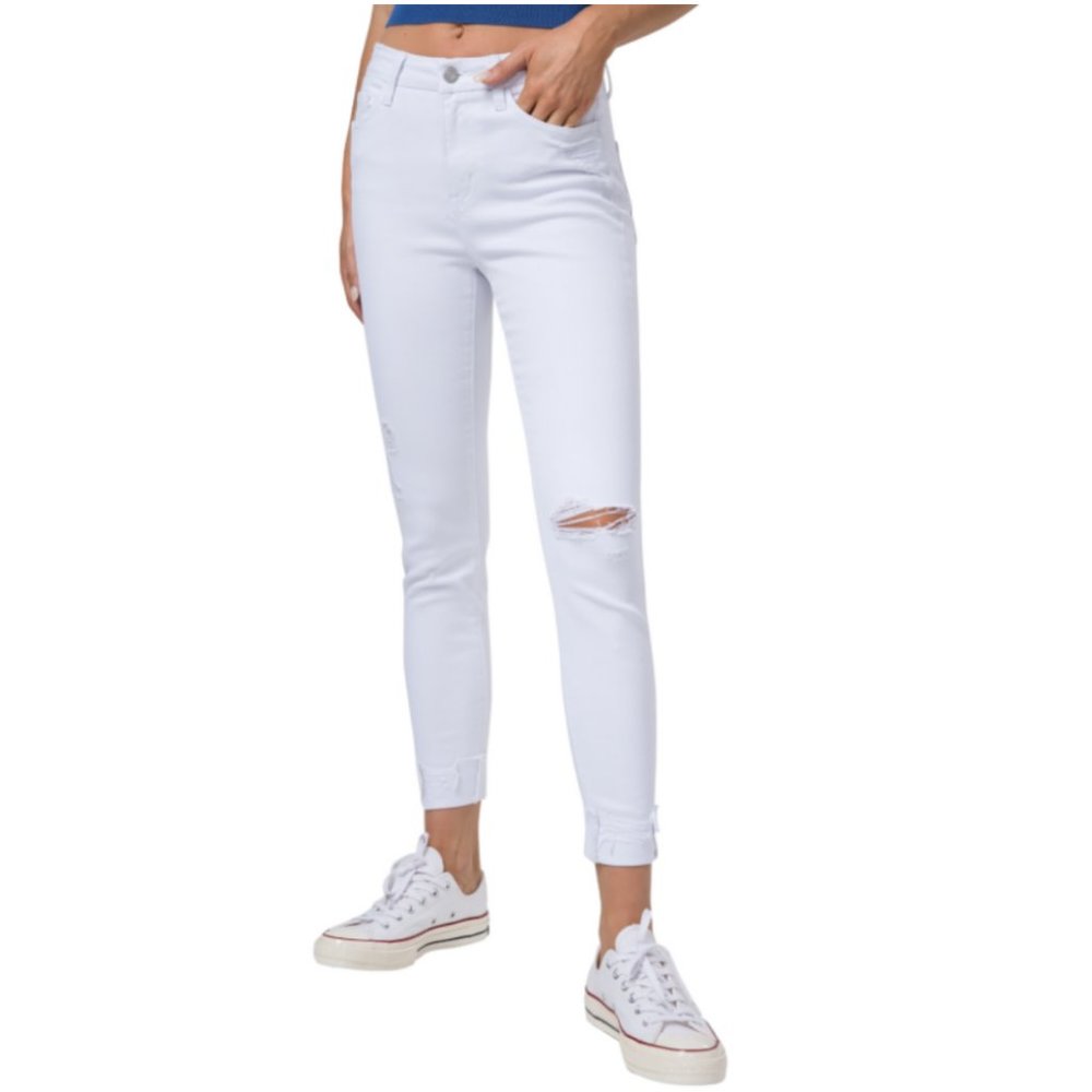 VERVET by Flying Monkey RAW HEM SKINNY